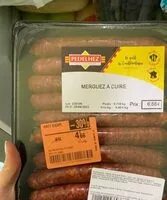 Mängden socker i Merguez à cuire