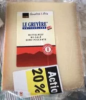 Mängden socker i Formaggio Gruyere