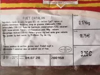 Mängden socker i Pedelhez fuet catalan