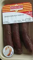Mängden socker i Boudin noir aux oignons