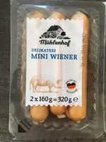 Mängden socker i mimi Wiener