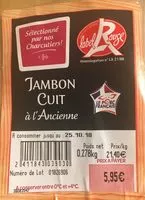 Mängden socker i Jambon cuit à l'ancienne
