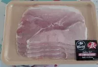 Mängden socker i Jambon cuit à l'ancienne salé à la veine