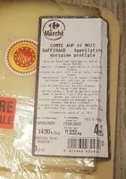 Mängden socker i Comte AOP 10 mois