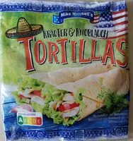 Mängden socker i Tortillas Kräuter Knoblauch