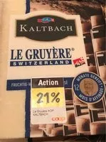 Mängden socker i Le Gruyere AOP Kaltbach