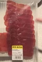 Mängden socker i Viande des Grisons