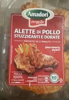 Mängden socker i Alette di pollo