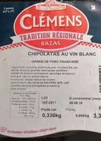 Mängden socker i Chipolatas au vin blanc