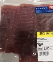 Mängden socker i Viande des Grisons