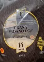Mängden socker i Grand padano dop