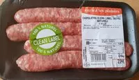 Mängden socker i Chipolatas clean label (boyau naturel)