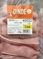 Mängden socker i Escalope de dinde