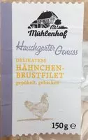 Mängden socker i Mühlenhof Hähnchenbrustfilet