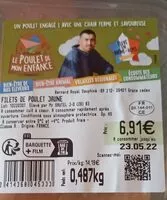 Mängden socker i Filets de poulet jaune