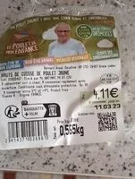 Mängden socker i Haut de cuisse de poulet