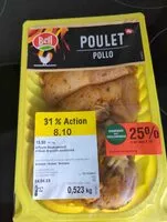 Mängden socker i Poulet-Schenkel gewürzt