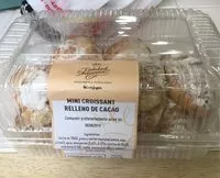 Mängden socker i Mini croissant relleno de cacao