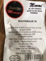 Mängden socker i Boutargue