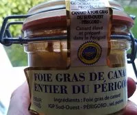 Mängden socker i Foie gras de canard entier du Perigord