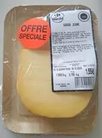 Mängden socker i Gouda jeune