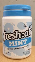 Mängden socker i fresh:air MINT