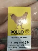 Mängden socker i pechuga entera de pollo