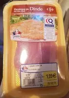 Mängden socker i Escalope de dinde extra fine