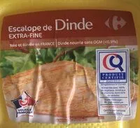 Mängden socker i Escalope de dinde