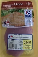 Mängden socker i Escalope de dinde