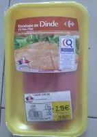 Mängden socker i Escalope de dinde