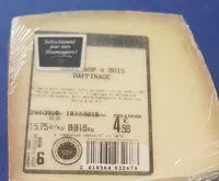 Mängden socker i Comté AOP 6 mois d'affinage