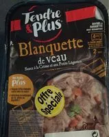 Mängden socker i Blanquette de veau