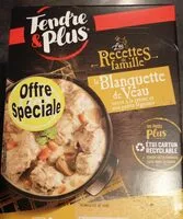 Mängden socker i Blanquette de veau