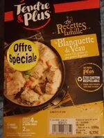 Mängden socker i Blanquette de veau