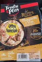 Mängden socker i Blanquette de veau les recettes de famille