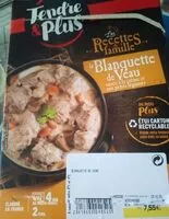 Mängden socker i Les Recettes de Famille - Blanquette de Veau