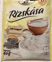 Mängden socker i Rizskása chia maggal és inulinnal