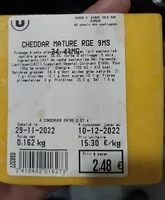 Mängden socker i Cheddar mature