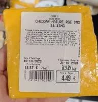 Mängden socker i Cheddar Mature