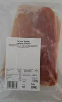 Mängden socker i Serrano Schinken "ungleiche Scheiben"