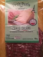 Mängden socker i Comté-Salami