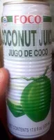 Mängden socker i Coconut juice