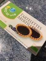 Mängden socker i Tartelettes Myrtilles