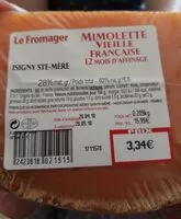Mängden socker i Mimolette Vieille