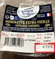 Mängden socker i Mimolette extra-vieille