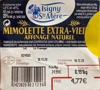 Mängden socker i Mimolette Extra Vieille