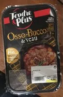 Mängden socker i Osso-Bucco de veau