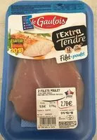 Mängden socker i Filet de poulet extras tendre