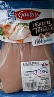 Mängden socker i Filets De Poulet L'extra Tendre x2